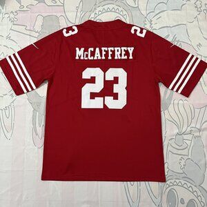 San Francisco 49ers NFL No. 23 McCaffrey Red Jersey